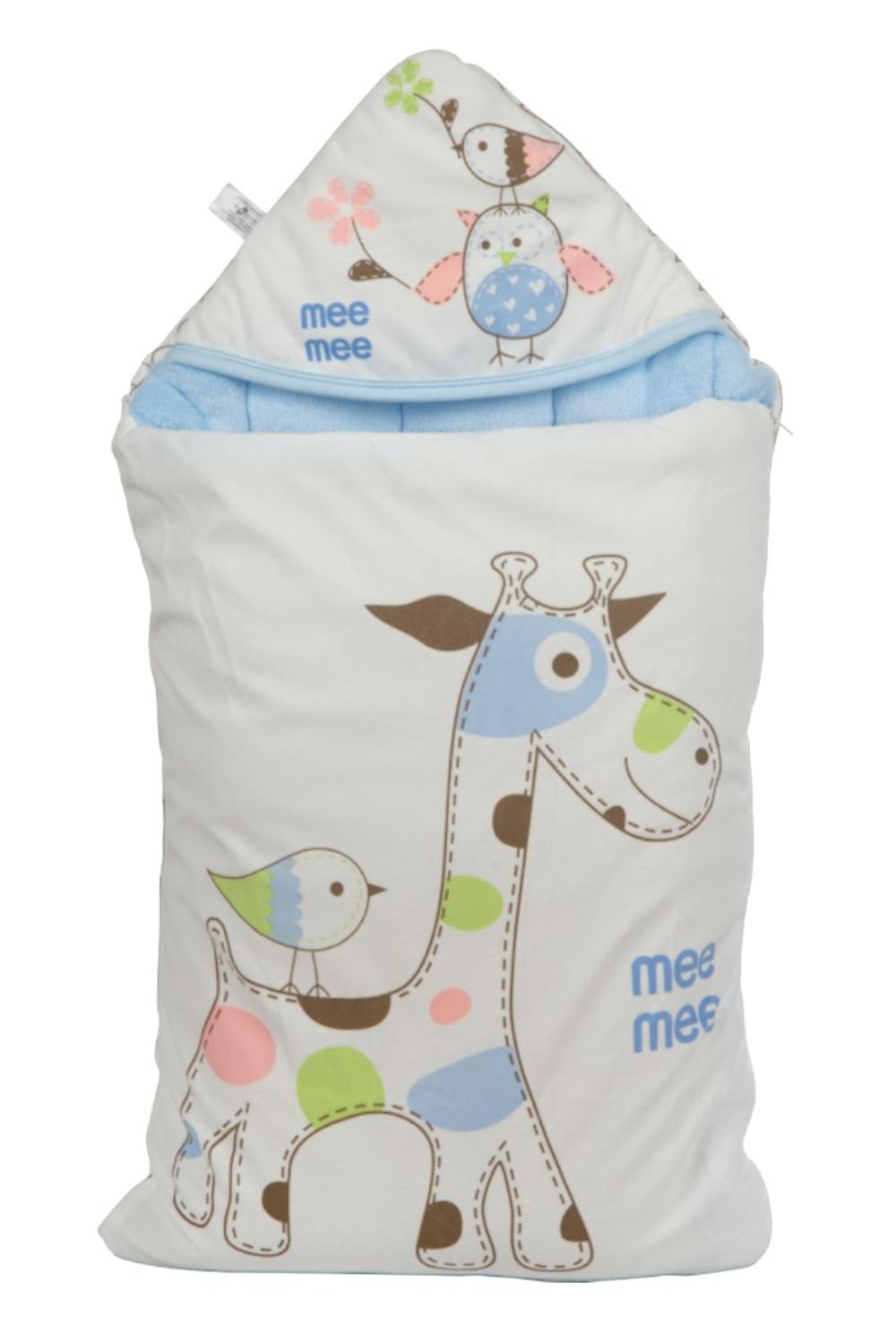 Mee Mee 3 in 1 Baby Carry Nest with Sleeping Bag and Mattress for Babies (Blue)